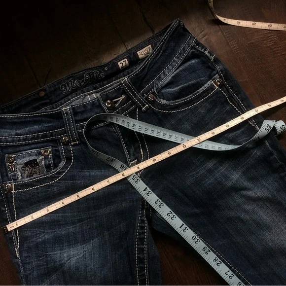 Rare black rose lace miss me jeans 🖤 - Picture 6 of 6